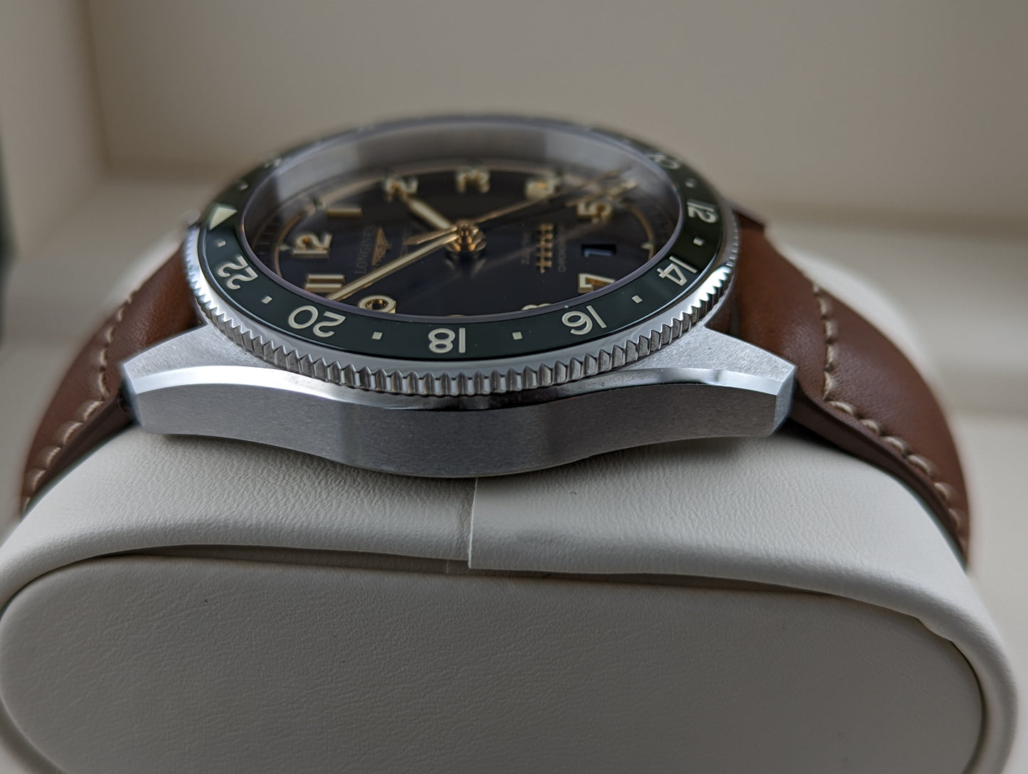 Longines Spirit Zulu GMT Green