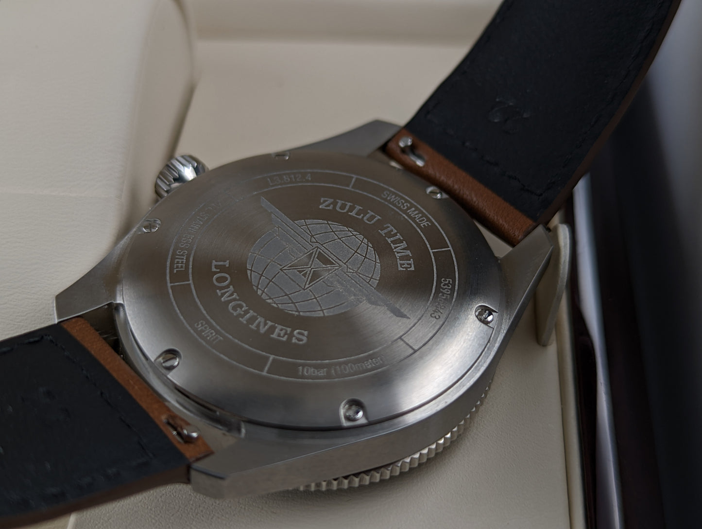 Longines Spirit Zulu GMT Green