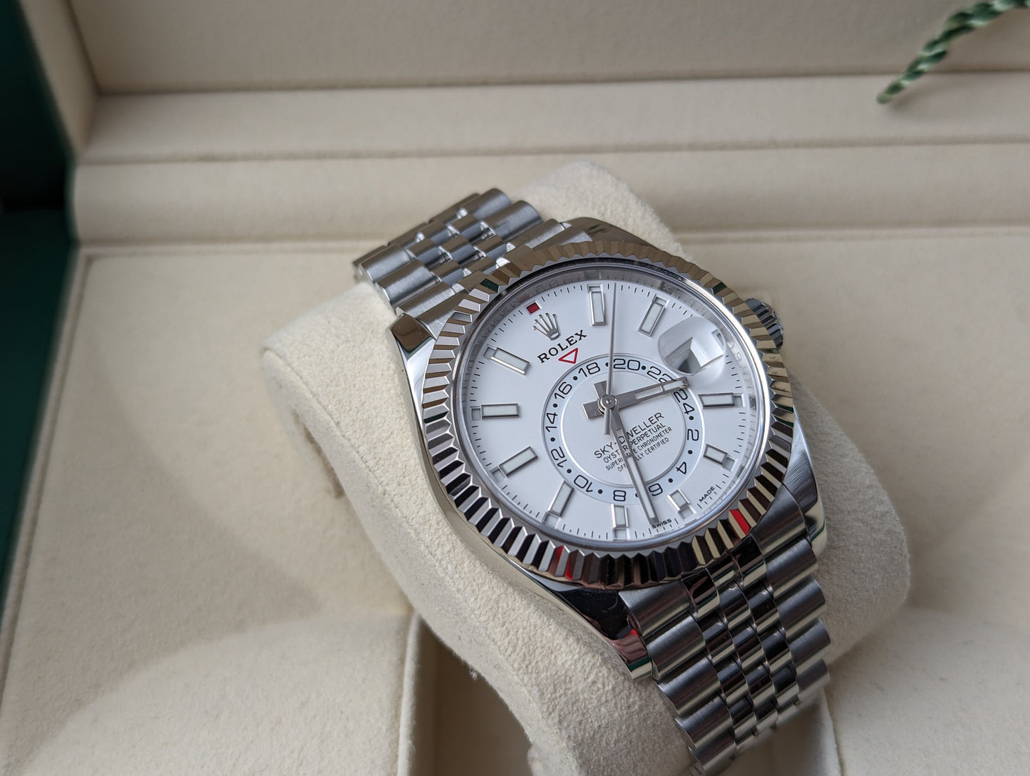 Rolex Sky-Dweller White Dial Jubilee