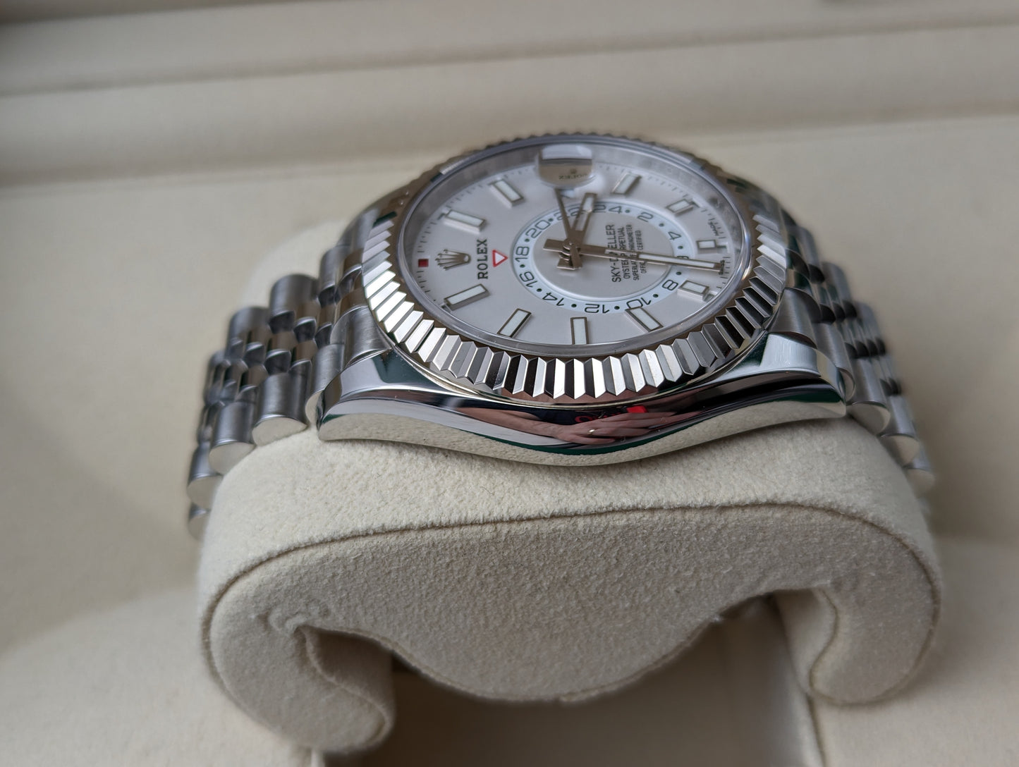 Rolex Sky-Dweller White Dial Jubilee