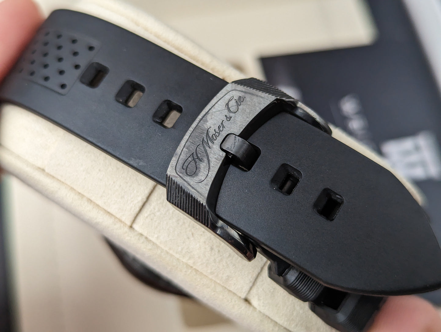 H Moser & Cie Pioneer Centre Seconds DLC