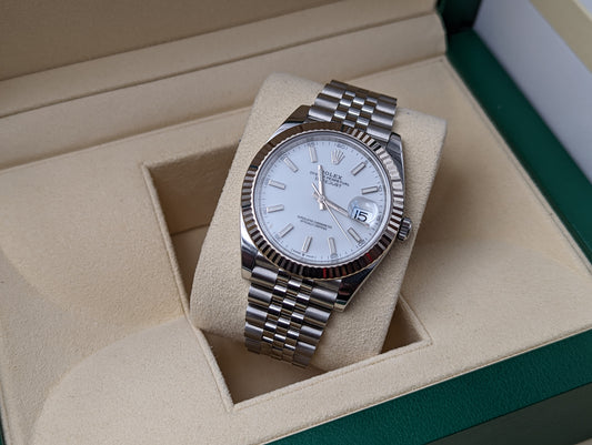 Rolex Datejust 41 Stainless Steel & White Gold 126334