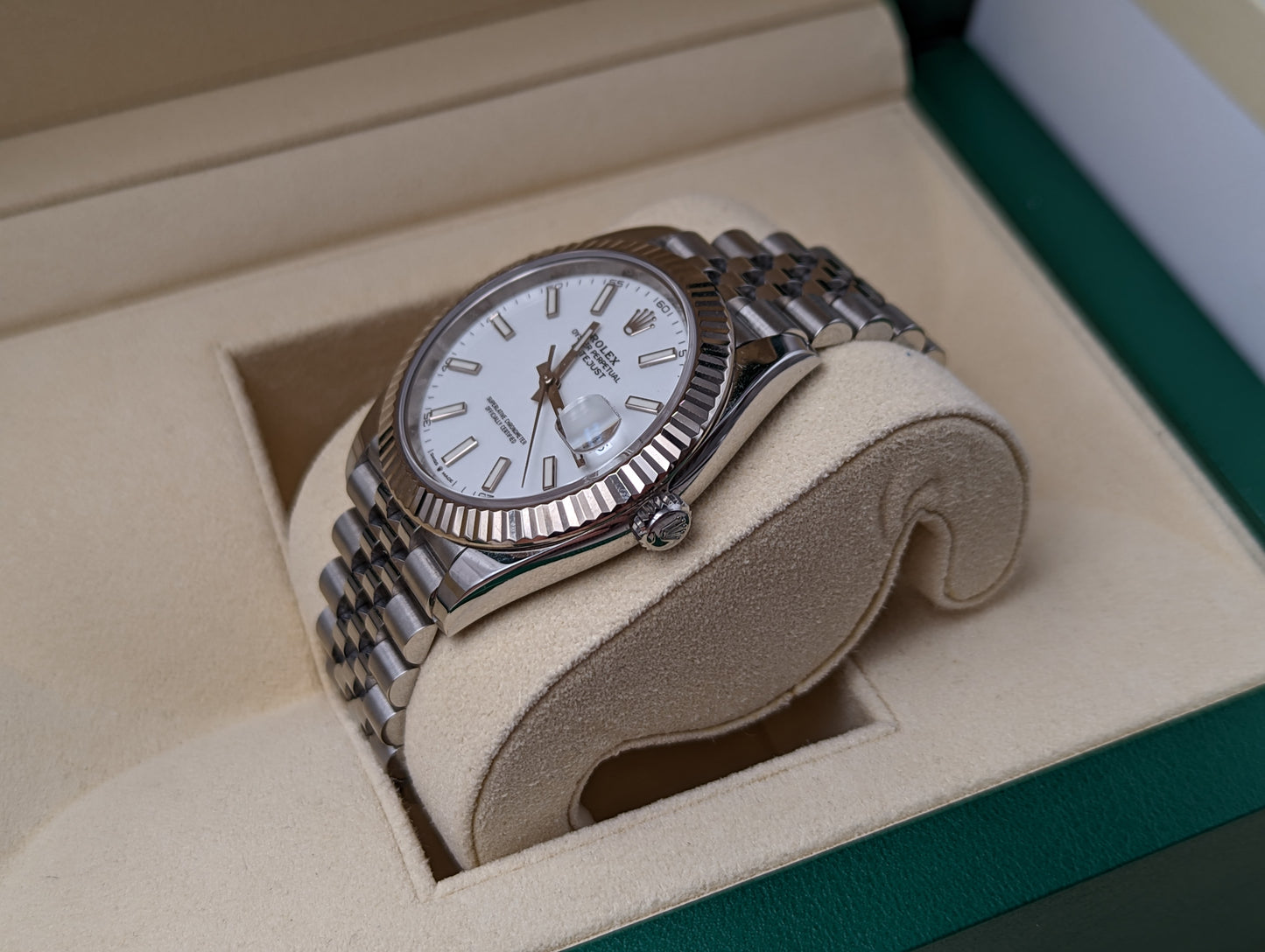 Rolex Datejust 41 Stainless Steel & White Gold 126334