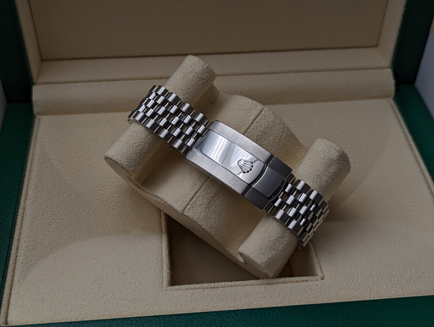 Rolex Datejust 41 Stainless Steel and White Gold Mint Green Dial