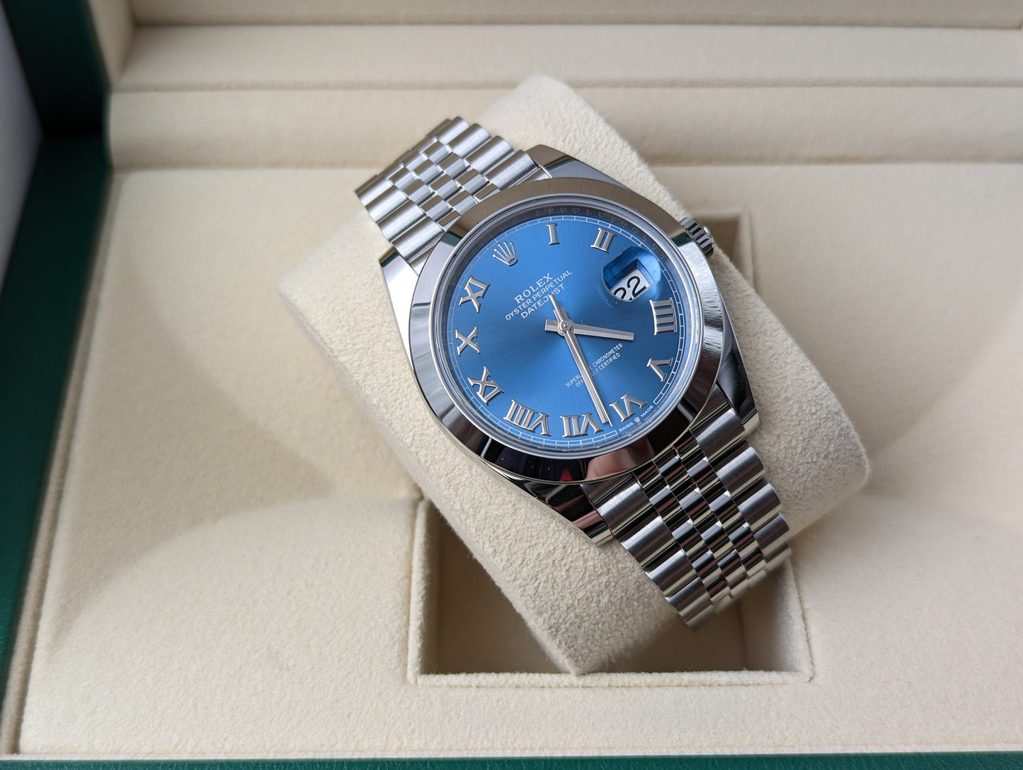 Rolex Datejust 41 Azzuro Blue