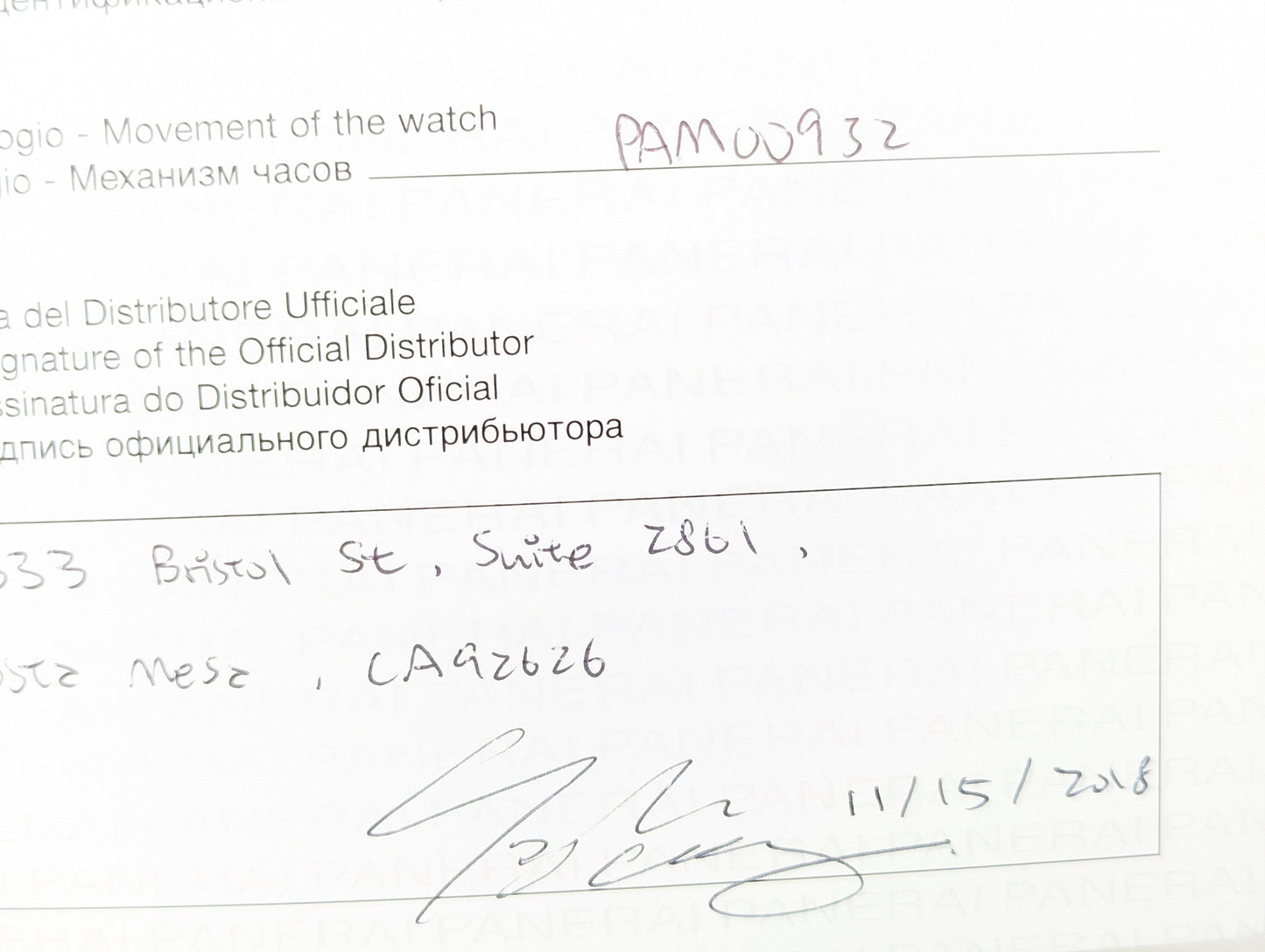 Panerai Radiomir 1940 Mediteranean LTD 47mm