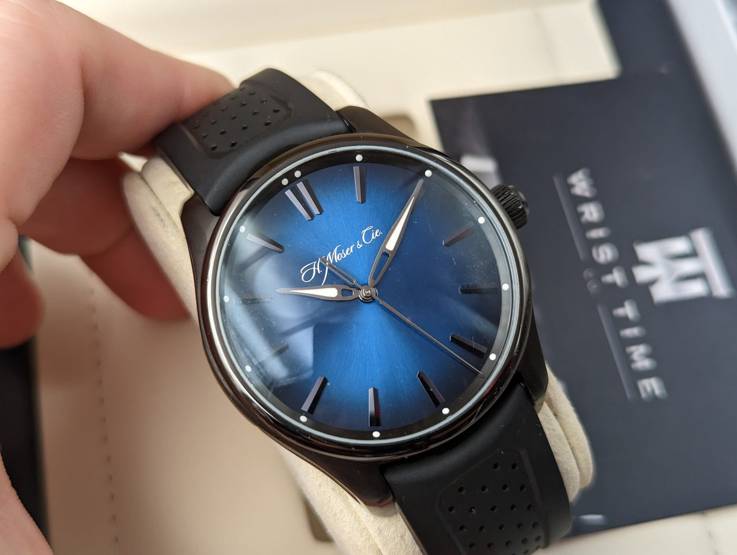 H Moser & Cie Pioneer Centre Seconds DLC