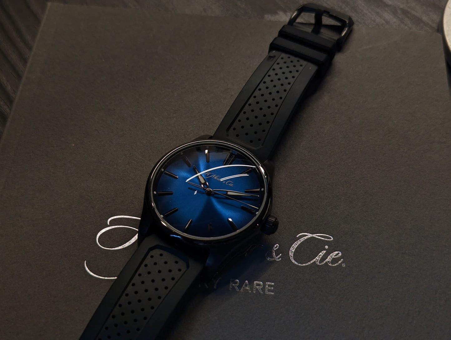 H Moser & Cie Pioneer Centre Seconds DLC