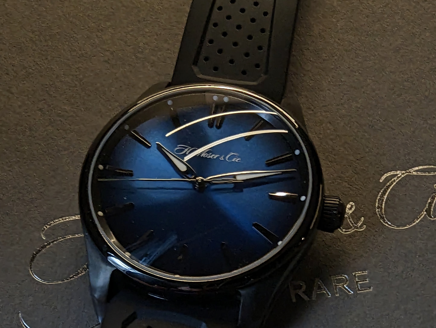 H Moser & Cie Pioneer Centre Seconds DLC